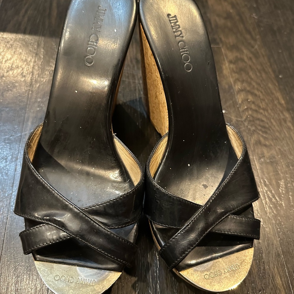 Jimmy Choo Black Women's Sandals